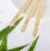 Palitos de helado de bambú con logo grabado a láser, suministro directo del fabricante, grado alimenticio, desechables, palitos para paletas de hielo hechos a medida al por mayor