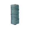 Cuerda de Algodón Colorida de 3 mm Hecha a Mano DIY Tejido Tapicería Atado Decoración Navideña Manualidades Cuerda de Algodón Colorida