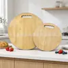 Tábua de Corte de Madeira Imitando Bambu de Alta Densidade para Uso Doméstico Tábua de Corte de Cozinha Pequeno Bloco de Corte Tábua Dupla Face