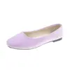 Zapatos Planos de Moda Cuadrados para Primavera y Otoño 2026 para Mujer Estilo Coreano Gamuza Boca Baja Zapatos de una Sola Pieza Zapatos de Mujer Talla Grande Exportación 4243