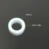 Arruela de vedação isolante de cerâmica resistente ao desgaste e a altas temperaturas, com anel de cerâmica de alumina e resistente à corrosão (pacote com 10).