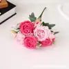 Vendas Diretas da Fábrica Amazon Flores Artificiais, Camélia, Peônia, Rosa, Decoração de Casa, Adereços de Fotografia, Decoração Atacado