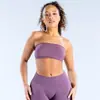 Yu An Super Elástico Fino Fosco Nylon Costas Bonitas Duas Tiras Trançadas Sutiã Fitness Faixa Esportiva 0322