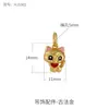 Accesorios de Cuerda para Pulsera y Collar con Cuentas de Arena Dorada de Dibujos Animados Oso Qiqi Cuerda Hecho a Mano diy Cuentas de Dibujos Animados