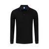 Camisa Polo de Algodão da Ilha para Primavera e Outono com Gola Lapela e Manga Longa Camisa Publicitária Corporativa Personalizada Roupa de Trabalho Camisa Cultural Camiseta com Impressão de Logo