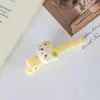 Lindo clip de cocodrilo de trébol de cuatro hojas para la suerte, dulce clip para posicionar el flequillo, clip para el cabello de dibujos animados para mejor amigo estudiante, accesorio para el cabello