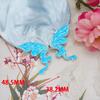 Accesorios de joyería DIY aleación colgante de mariposa de aceite de doble cara corona clásica para el cabello adorno material accesorios