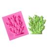 Molde de silicona con forma de coral marino, molde tridimensional para decoración de pasteles, molde manual de arcilla, molde con pegamento.