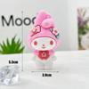Llavero con colgante de muñeca de Sanrio para niña, llavero con colgante de dibujos animados de Sanrio, accesorios para bolso de coche al por mayor