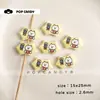 Serie de Camping Cuentas DIY Joyería Hecha a Mano Cuentas Estampadas Impresas Cadena para Teléfono Llavero Colgante para Bolso Cuentas Sueltas