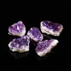 Jingdian Jewelry Racimo de Amatista Natural Artesanías de Cristal Crudo Adornos Muestras de Mineral Crudo de Cristal Venta al por mayor en stock