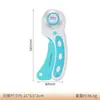 Huajiaji Cortador Rotativo de Tecido de 45mm Cortador Manual de Roda Cortador de Couro Cortador de Papel Corte de Linha Curva Ondulada