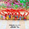 Pulsera Simple de Hilo Rojo de la Suerte para el Año del Caballo, Hilo Sencillo para la Buena Fortuna, Pulsera de Hilo Rojo para el Festival del Bote del Dragón, Pulsera de Hilo de Cinco Colores, Pulsera para Bebé