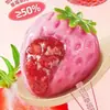 Tangyuan de Morango Inteiro, Tangyuan em Formato de Caqui e Amendoim, Tangyuan Multissabor, Lanche Popular para o Festival das Lanternas, Tangyuan Congelado Atacado