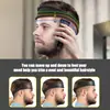 Plantilla de silicona para afeitar y guía para cortar el cabello en forma de arco familiar DIY Herramienta de barbero