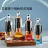 Botella de vidrio para licor de material blanco cristalino de 500 ml al por mayor, botella de vino vacía sellada, botella para elaboración casera, embalaje de caja de regalo