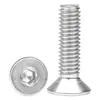 Tornillos de Acero Inoxidable 201 con Cabeza Avellanada de Cuadro Hexagonal, Tornillos de Cabeza Plana Cilíndrica, Sujetadores Mecánicos a Prueba de Óxido y Resistentes a la Corrosión