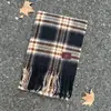 Cachecol Xadrez Vermelho de Natal para Mulheres no Outono e Inverno Estilo Coreano Imitação de Caxemira Luxo Acessível Alta Qualidade Cachecol Xale Quente