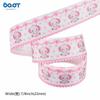 Cinta rosa para decoración de fiestas de cumpleaños de niñas, accesorios, caja de regalo, embalaje, lazo de bienvenida para bebé, par de tartas, correa, cinta