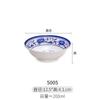 Tigela de melamina azul e branca de porcelana para macarrão restaurante chinês restaurante de macarrão macarrão macarrão de arroz sopa de macarrão com carne bovina louça comercial imitação de porcelana resistente a quedas