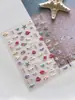 Adesivos de Unha Cartoon Fresco Padrão Formiga Oceano 3D Em relevo DIY Decorações de Unha Menina Doce Yt8931