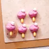 Celebridad de Internet Conejo Fresa Dibujos Animados Accesorios para Uñas Lindo Estéreo Piruleta Helado Accesorios para Uñas Pegamento de Crema DIY