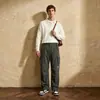 Pantalones versátiles para hombre, nuevo estilo verano 2026, corte holgado, pantalones rectos versátiles, pantalones casuales frescos y transpirables