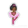 Parche de pasador para cabello de niña negra acrílico caricatura accesorios de joyería diy, 1Yc35531