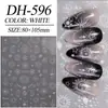 Adesivos de Unha Estrela e Lua Planos 3D Hot Stamping Dourado e Prateado Deus Sol Estrela e Lua Adesivos de Unha Joias Estilo Dh