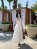 Xiu Xixi Trece Líneas 2026 Primavera Nuevo Estilo Elegante Tencel Cuello Redondo Cuello Halter Vestido Chaleco 88509