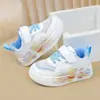 Nuevos Zapatos Casuales de Verano y Otoño 2026 para Niños y Niñas, Tenis Blancos con Malla, Diseño Trendy de Dibujos Animados de Caña Baja