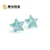 Diretamente do Fabricante: Brincos de Estrela de Cinco Pontas Banhados a Zircônia Colorida 5A com Pedras Coloridas Wuzhou, Acessórios de Joalheria, Estrelas de Pedra Soltas