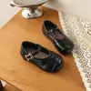 Zapatos para Niñas Pequeñas, Elegantes Zapatos de Princesa, Novedad Primavera 2026 Versión Coreana, Modernos y Versátiles Zapatos de Piel para Niñas