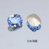 Broca de vidro Dongzhou Crystal de canto quadrado longo Acessórios para joias DIY Broca de unha K9 de alta qualidade 10*8mm atacado de fábrica