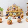 Nova Série de Desenhos Animados Caixa Surpresa de Cristal Capivara Golfinho Pal de Energia Mini Figura de Mesa Fofa Decoração