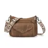 Bolsa de Mamá Versátil para Mujer, Bolso Pequeño Cuadrado Cruzado al Hombro, Moda Nueva Vintage 2026, Gran Capacidad, Múltiples Bolsillos