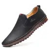 Talla Grande 4748 Zapatos de Hombre de Primavera Suela Suave Superficie Suave Zapatos de Piel Hombres Británicos Transpirables Ligeros Zapatos Casuales Zapatos para Conducir Trbottomy