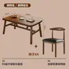 Mesa de Jantar para Uso Doméstico, Apartamento Pequeno, Sala de Estar, Mesa de Jantar Retangular, Mesa de Jantar para Casa Alugada, Mesa de Jantar e Cadeiras Simples para Uso Comercial
