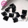 Ângulo reto quadrado vidro preto pedra nua vidro 3*3-8*8mm fábrica em estoque atacado qualidade estável