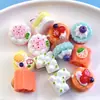 Nuevo Pastel de Sándwich de Crema de Fruta Artificial Accesorios de Resina Colgante Hecho a Mano DIY Accesorios para el Cabello Hebilla de Zapato Belleza