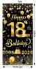 Amazon Nova Cortina de Porta de Feliz Aniversário Decoração Banner de Fundo Bandeira Suprimentos para Festa Interna Externa Mastro