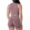 Ropa de Yoga Transfronteriza Traje de Mujer Verano de Gama Alta Push-Up Revelador de Busto Adelgazante Fitness Running Yoga Set de Dos Piezas
