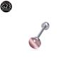 Piercing de Língua em Liga de Titânio F136 Pedra Olho de Gato Gradiente Escama de Peixe G23 Titânio Aço Piercing Stud de Língua E-Commerce Atacado