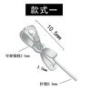 Hebilla colgante de plata S925 para agujero oblicuo, accesorios de bricolaje, hebilla de clip de jade de oro de 18 quilates galvanizada, hebilla de semilla de melón