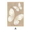Pintura Decorativa para Sala de Estar em Estilo Creme Francês, Pintura de Quarto de Alto Nível, Pintura Pendurada de Parede de Fundo de Sofá Borboleta Estilo Madeira