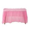 Falda de mesa impermeable y a prueba de aceite PEVA transfronteriza, juego para fiesta de cumpleaños, boda, fiesta colorida, recepción, falda de mesa decorativa, juego