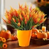 Amazon Exterior Artificial Flores Artificiais e Decoração de Plantas Verdes Trigo de 7 Hastes Grama da Primavera Espiga Pátio Casa Ornamentos de Vaso