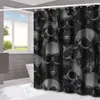 Amazon Halloween Murciélago Fantasma Cortina de Ducha para Baño Hogar Impermeable a Prueba de Moho Cortina de Ducha Cortina de Ducha para Separación de Inodoro