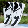 Zapatillas de Marca para Hombre Otoño e Invierno 2025 Nuevos Zapatos Blancos Cubiertos de Cuero Zapatos Deportivos y Casuales de Moda para Hombre Transfronterizo