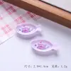 Mini louça de desenho animado, prato, modelo de colher de desenho animado, ornamento de boneca em miniatura, presente, conjunto de cozinha fofo para brincar